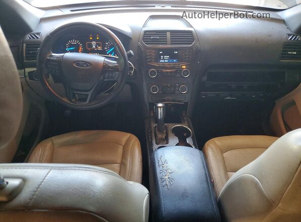 1FM5K7B80JGB78684 2018 FORD EXPLORER Угольный Вид щитка приборов