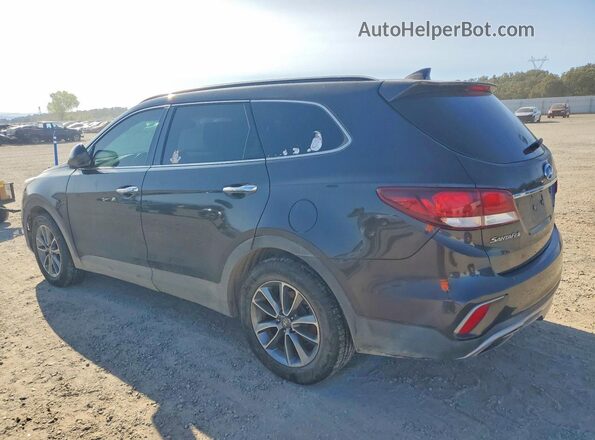 KM8SMDHFXHU176728 2017 HYUNDAI SANTA Black Tył prawy
