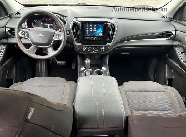 1GNEVFKW2JJ166728 2018 CHEVROLET TRAVERSE Gray უკანა სავარძლების ხედი