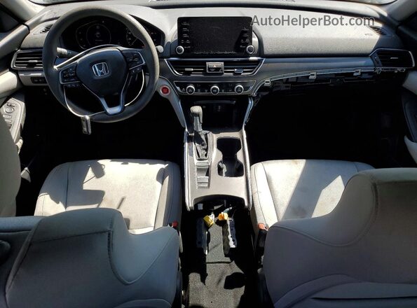 1HGCV1F1XKA087117 2019 HONDA ACCORD Gray ხელსაწყოთა პანელის ხედი