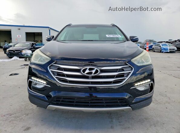 5XYZW4LA8HG459851 2017 HYUNDAI SANTA Black უკანა ხედი