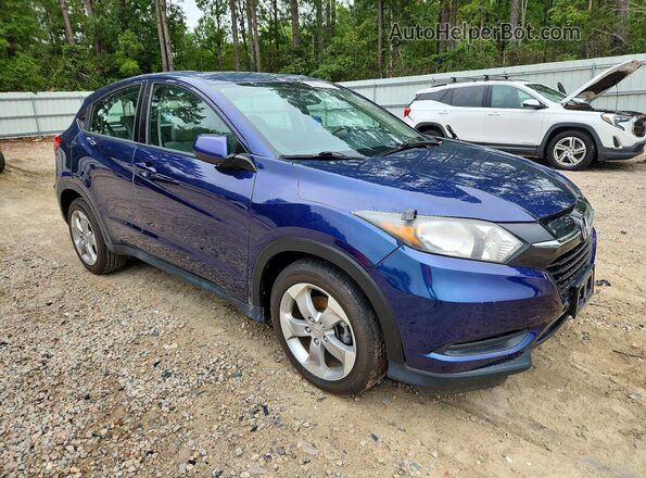 3CZRU5H39HG701774 2017 HONDA HR-V Blue Вид спереду