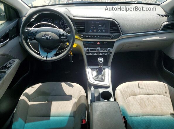 5NPD84LF2LH512058 2020 HYUNDAI ELANTRA Серый Вид щитка приборов