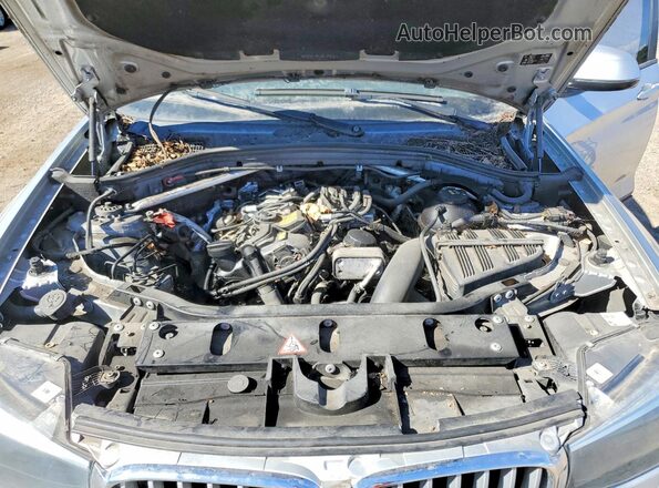 5UXWX9C5XG0D87752 2016 BMW X3 Silver Вид наклейки з VIN-кодом