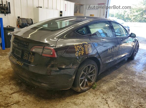 5YJ3E1EB7NF288655 2022 TESLA MODEL Black Front right