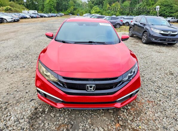 2HGFC2F85MH533782 2021 HONDA CIVIC Red Rear view