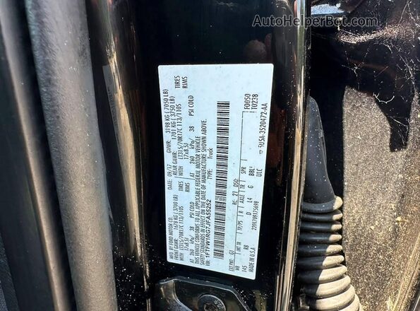 1FTFW1RG7JFA55252 2018 FORD F150 Черный Вид задней части салона