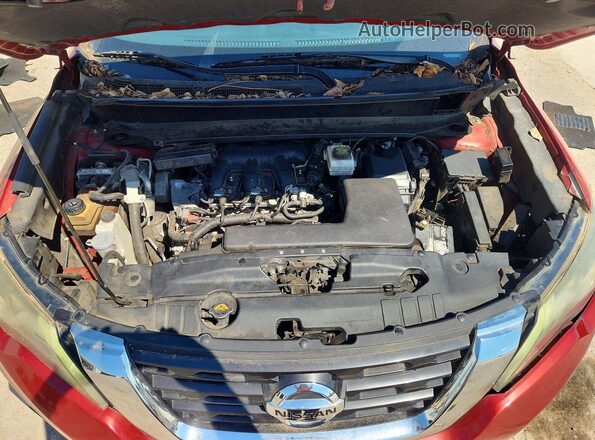 5N1DR2MN2HC610464 2017 NISSAN PATHFINDER Burgundy Vista de la etiqueta del VIN