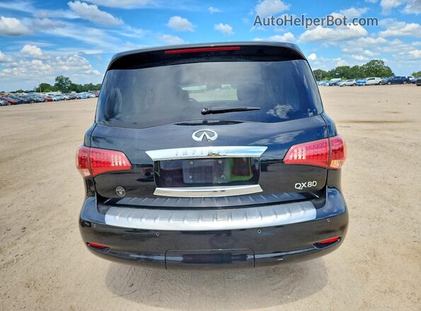 JN8AZ2NE5G9126519 2016 INFINITI QX80 Black Вид салону спереду