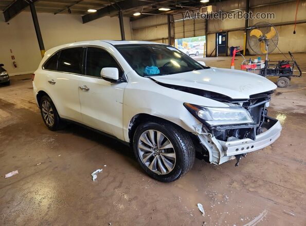 5FRYD4H4XGB009045 2016 ACURA MDX White წინა ხედი