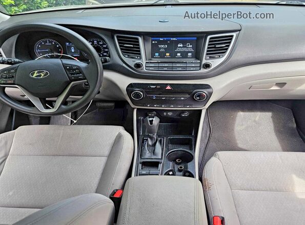 KM8J33A43JU654740 2018 HYUNDAI TUCSON Серебряный Вид задних сидений