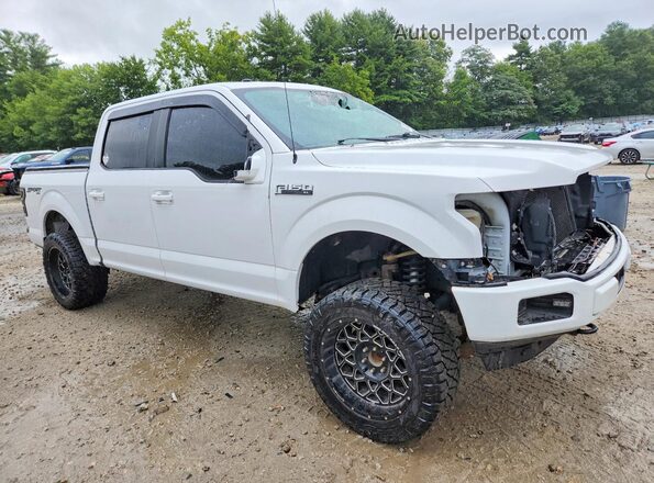 1FTEW1EP0JFD22121 2018 FORD F150 White Front view