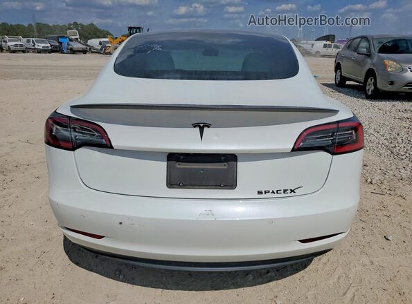 5YJ3E1EA5MF853720 2021 TESLA MODEL 3 Белый Вид салона спереди