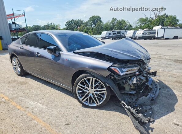 19UUB6F50MA001474 2021 ACURA TLX Gray Widok z przodu