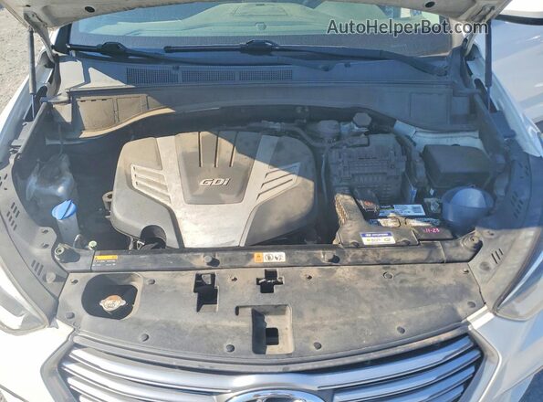 KM8SMDHF3HU208175 2017 HYUNDAI SANTA White Widok naklejki z numerem VIN