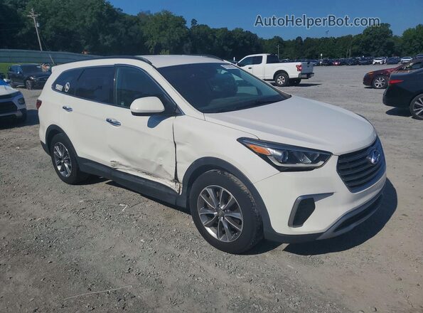 KM8SMDHF3HU208175 2017 HYUNDAI SANTA White Widok z przodu