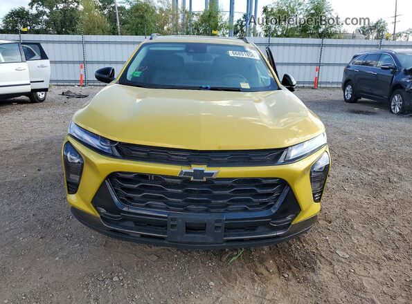 KL77LKE26RC004476 2024 CHEVROLET TRAX Желтый Вид сзади