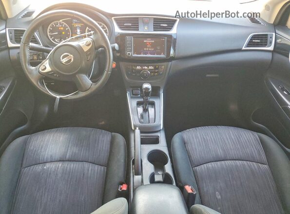 3N1AB7AP9KY456951 2019 NISSAN SENTRA White Vista del cuadro de instrumentos