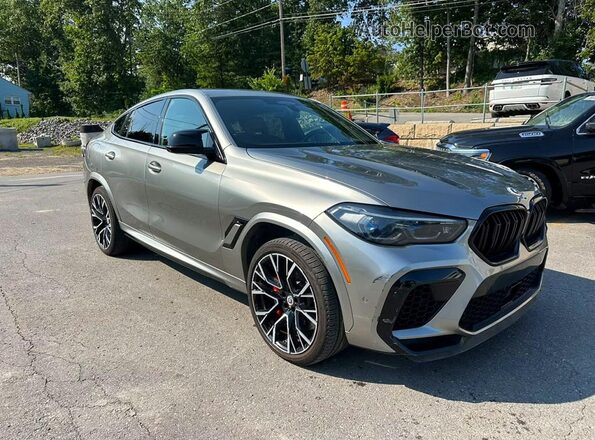 5YMCY0C03P9N63820 2023 BMW X6 Gray Widok z przodu