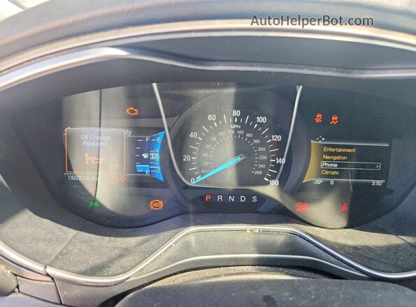 3FA6P0HD0GR313370 2016 FORD FUSION Burgundy უკანა სავარძლების ხედი