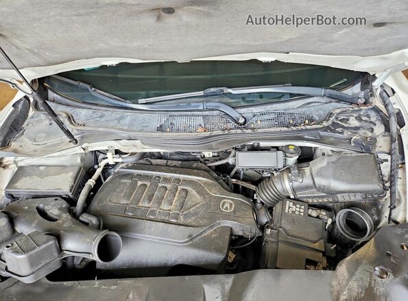 5FRYD4H4XGB009045 2016 ACURA MDX White VIN კოდის სტიკერის ხედი