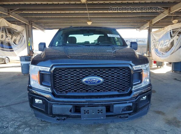 1FTFX1E40KKE50729 2019 FORD F150 Черный Вид сзади