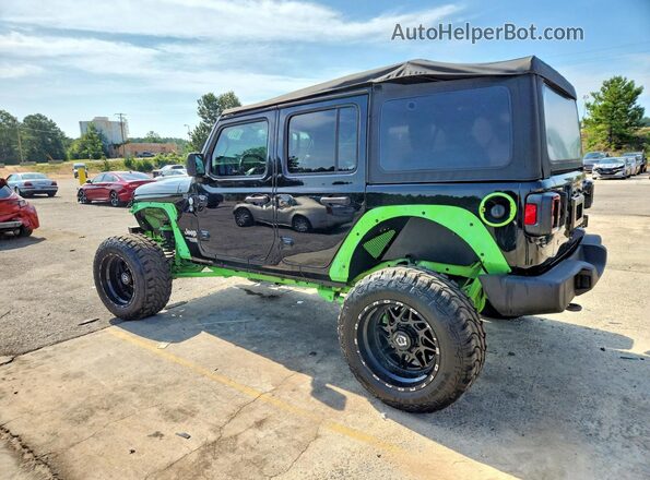 1C4HJXDN9JW329440 2018 JEEP WRANGLER Black Trasero derecho