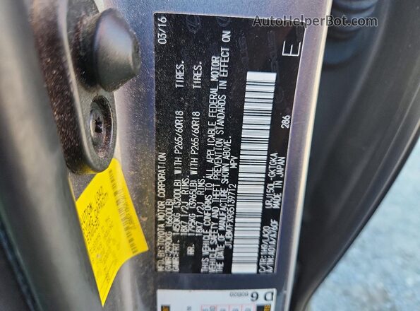 JTJBM7FX9G5139712 2016 LEXUS GX Gray 360 interior view