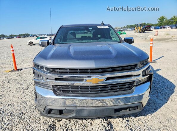 3GCPWCED7KG148459 2019 CHEVROLET SILVERADO Gray უკანა ხედი