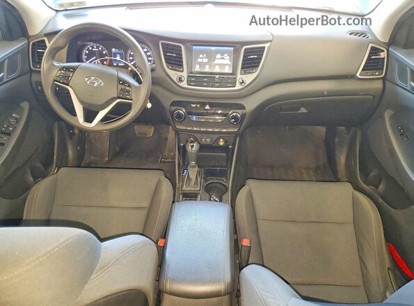 KM8J3CA48JU604903 2018 HYUNDAI TUCSON Синий Вид щитка приборов