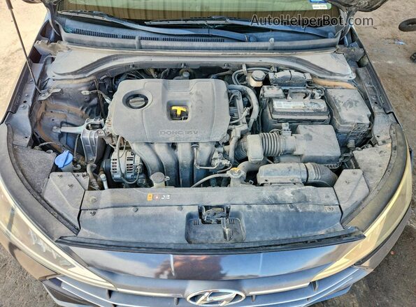 5NPD84LF0LH585011 2020 HYUNDAI ELANTRA Gray Շարժիչի բաժամունքի տեսք