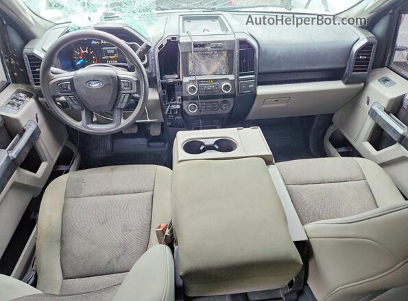 1FTEW1EP0JFD22121 2018 FORD F150 White Instrument cluster view