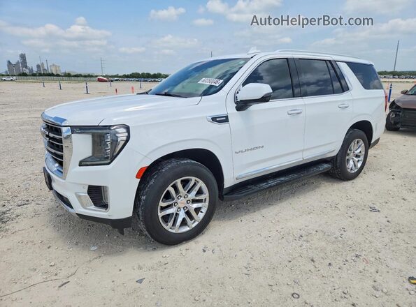 1GKS1BKT6NR188927 2022 GMC YUKON White Trasero izquierdo