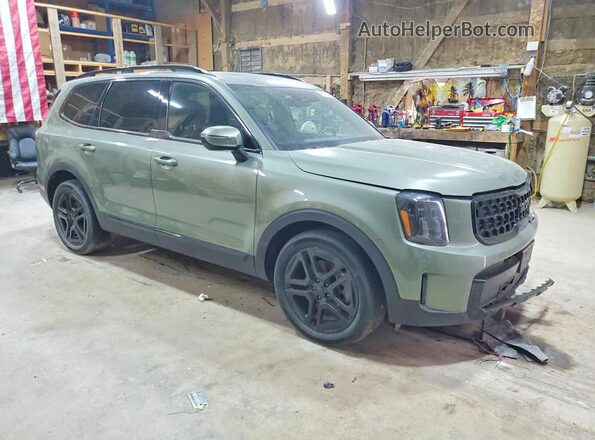 5XYP3DGC5SG662490 2025 KIA TELLURIDE Green წინა ხედი