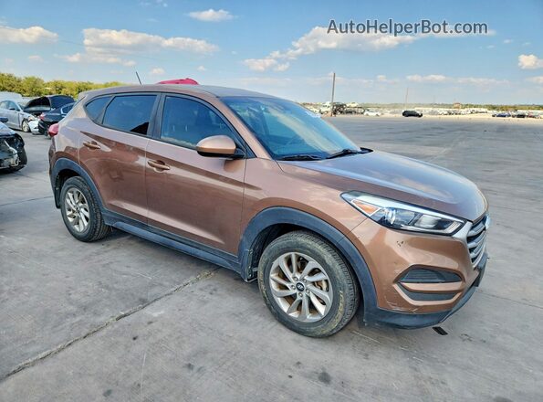 KM8J23A47HU430206 2017 HYUNDAI TUCSON Brown Front view