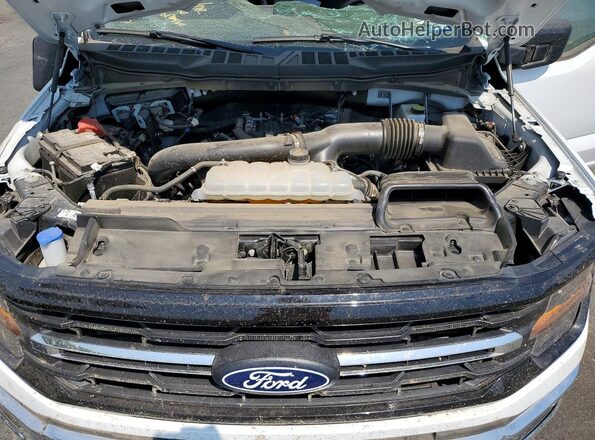 1FTEW3K84SKE87025 2025 FORD F150 White Engine compartment view