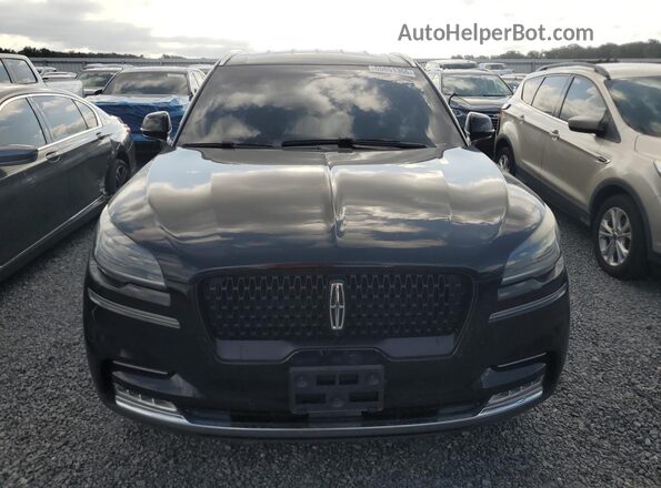 5LM5J7XC1LGL13123 2020 LINCOLN AVIATOR Black Вид ззаду