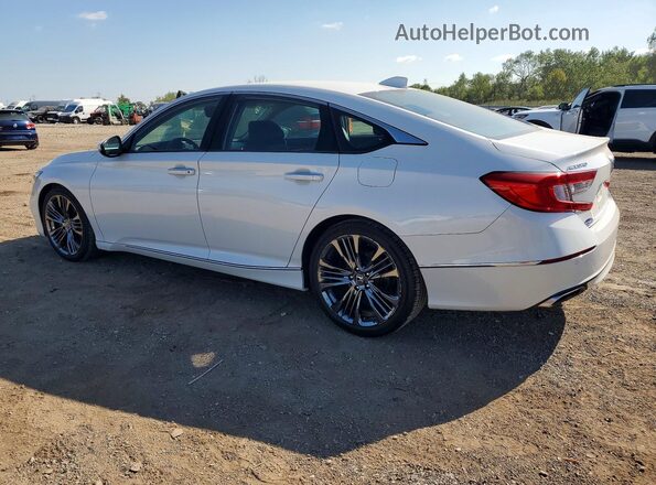 1HGCV1F98JA163387 2018 HONDA ACCORD Белый Задняя правая четверть