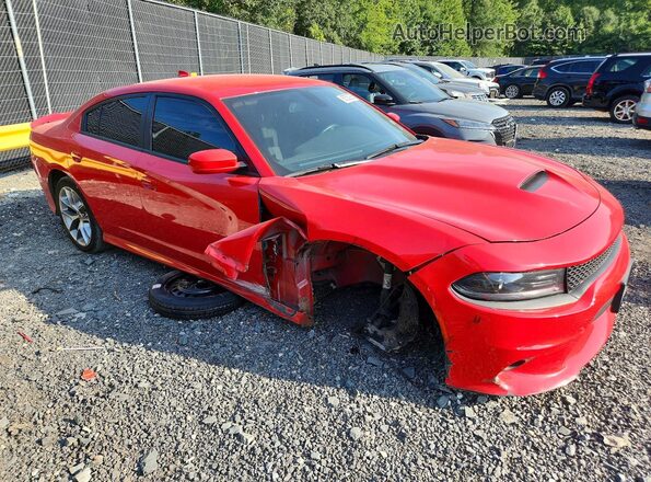 2C3CDXHG5NH161107 2022 DODGE CHARGER Red Front view