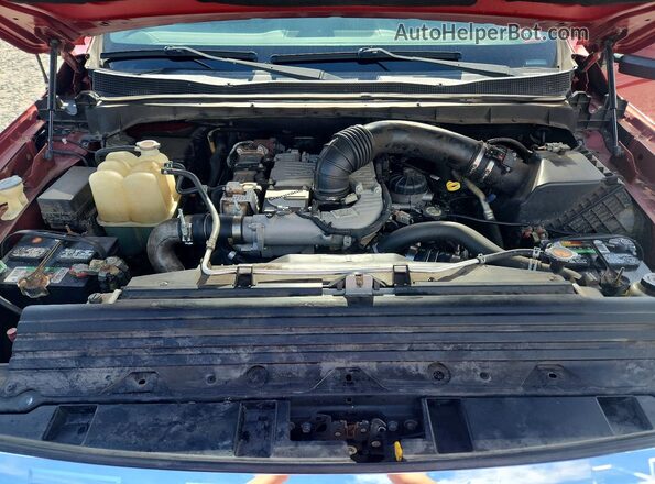 1N6BA1F24GN502525 2016 NISSAN TITAN Red Вид підкапотного простору
