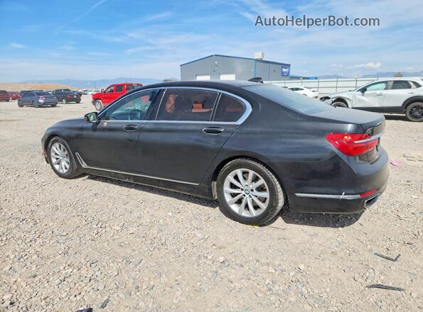 WBA7E2C50GG546685 2016 BMW 7 SERIES Black Rear right