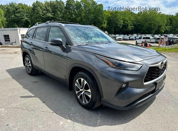5TDKDRBH1PS008667 2023 TOYOTA HIGHLANDER Gray Դիմացի տեսք