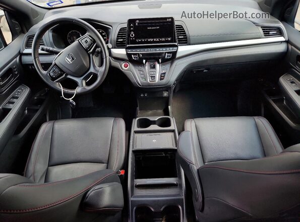 5FNRL6H75SB059715 2025 HONDA ODYSSEY Black Widok zestawu wskaźników