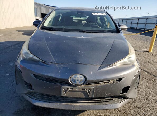JTDKBRFU7H3034397 2017 TOYOTA PRIUS Угольный Вид сзади