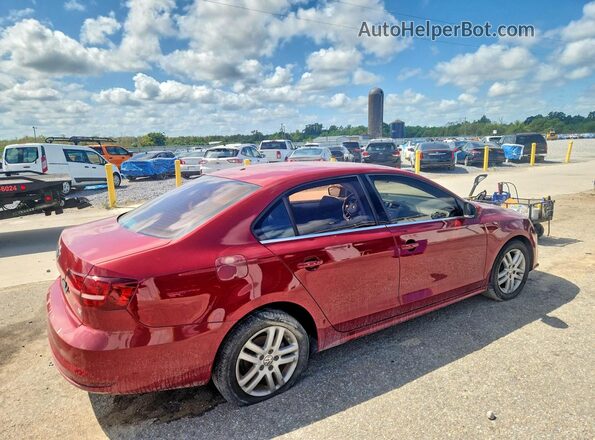 3VW2B7AJ1HM247410 2017 VOLKSWAGEN JETTA Maroon Delantero derecho