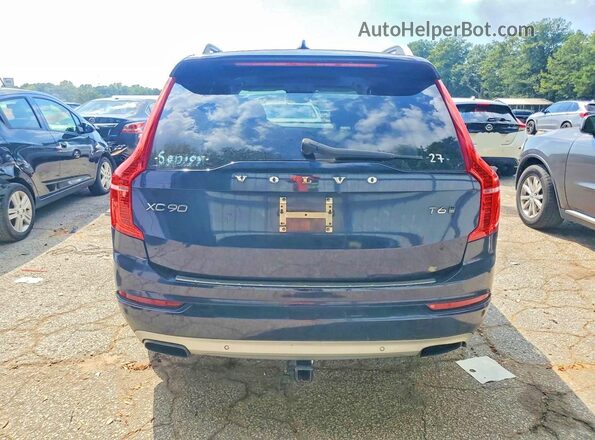 YV4A22PK2G1017062 2016 VOLVO XC90 Blue Vista interior delantera