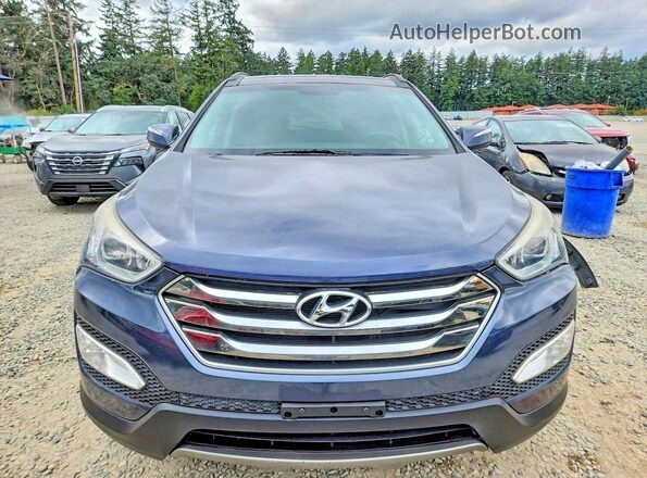 5XYZWDLA6GG354353 2016 HYUNDAI SANTA Charcoal უკანა ხედი