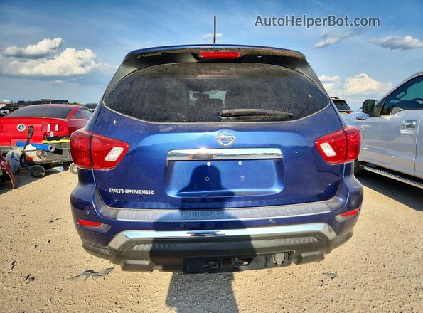 5N1DR2MN8HC692992 2017 NISSAN PATHFINDER Blue Widok wnętrza z przodu