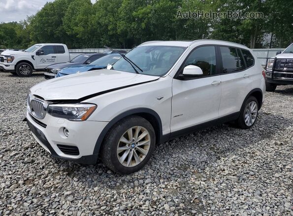 5UXWX9C30H0T22440 2017 BMW X3 White უკანა მარცხენა