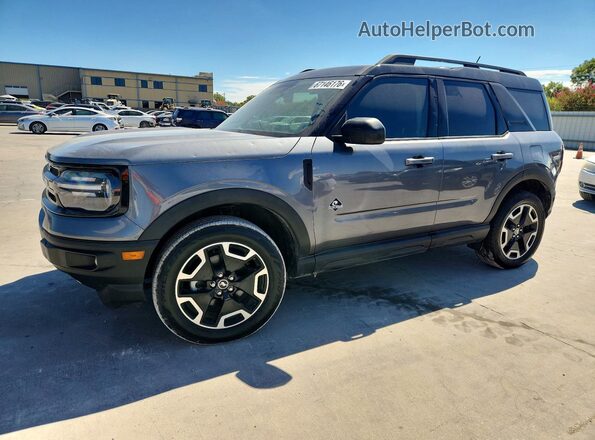 3FMCR9C65MRA72272 2021 FORD BRONCO Gray Tył lewy